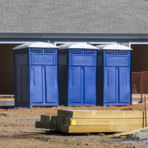 are there any restrictions on where i can place the porta potties during my rental period in Sidney Iowa